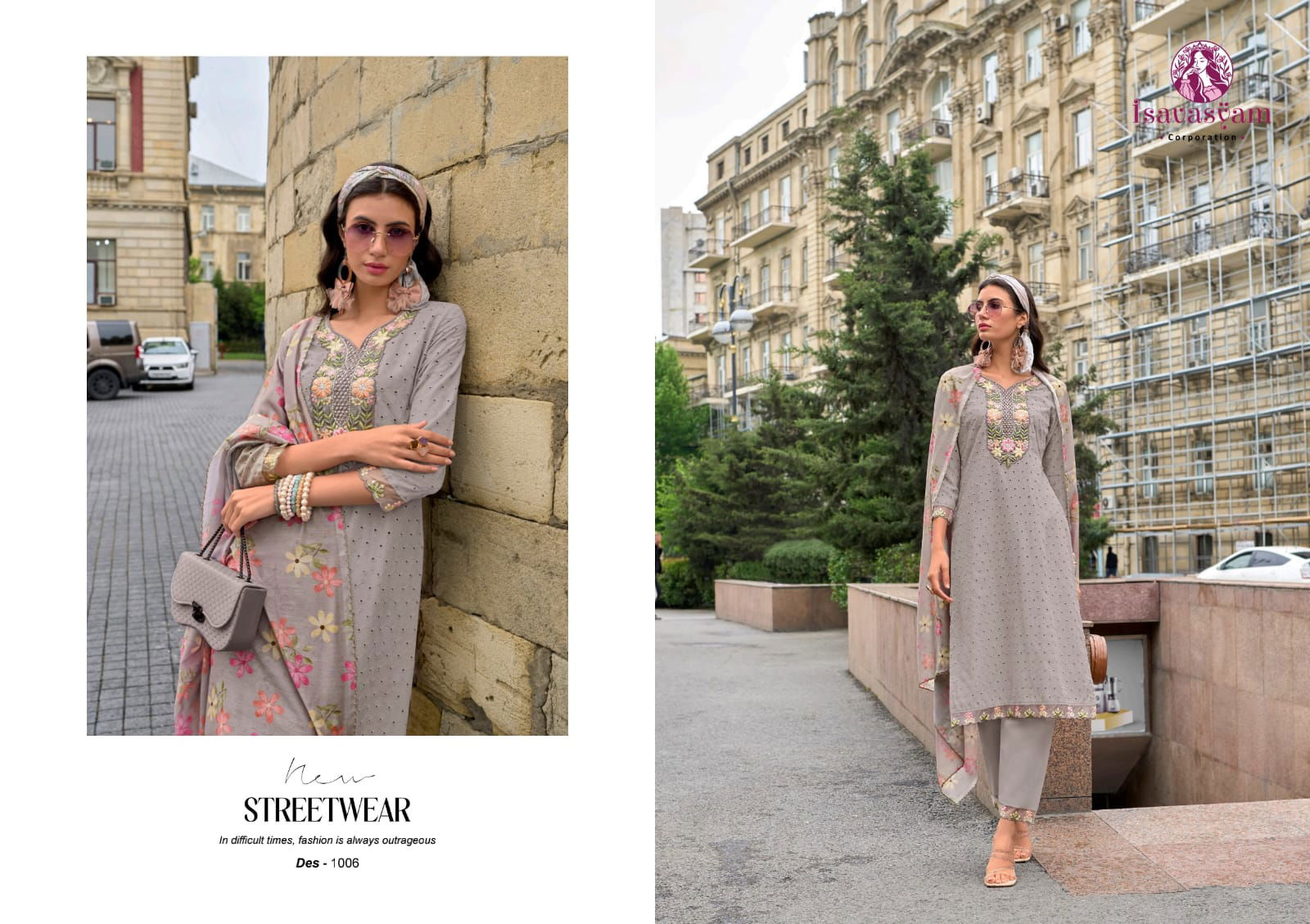 Aysel By Isavasyam Chikan work Designer Kurti With Bottom Dupatta Wholesale Online